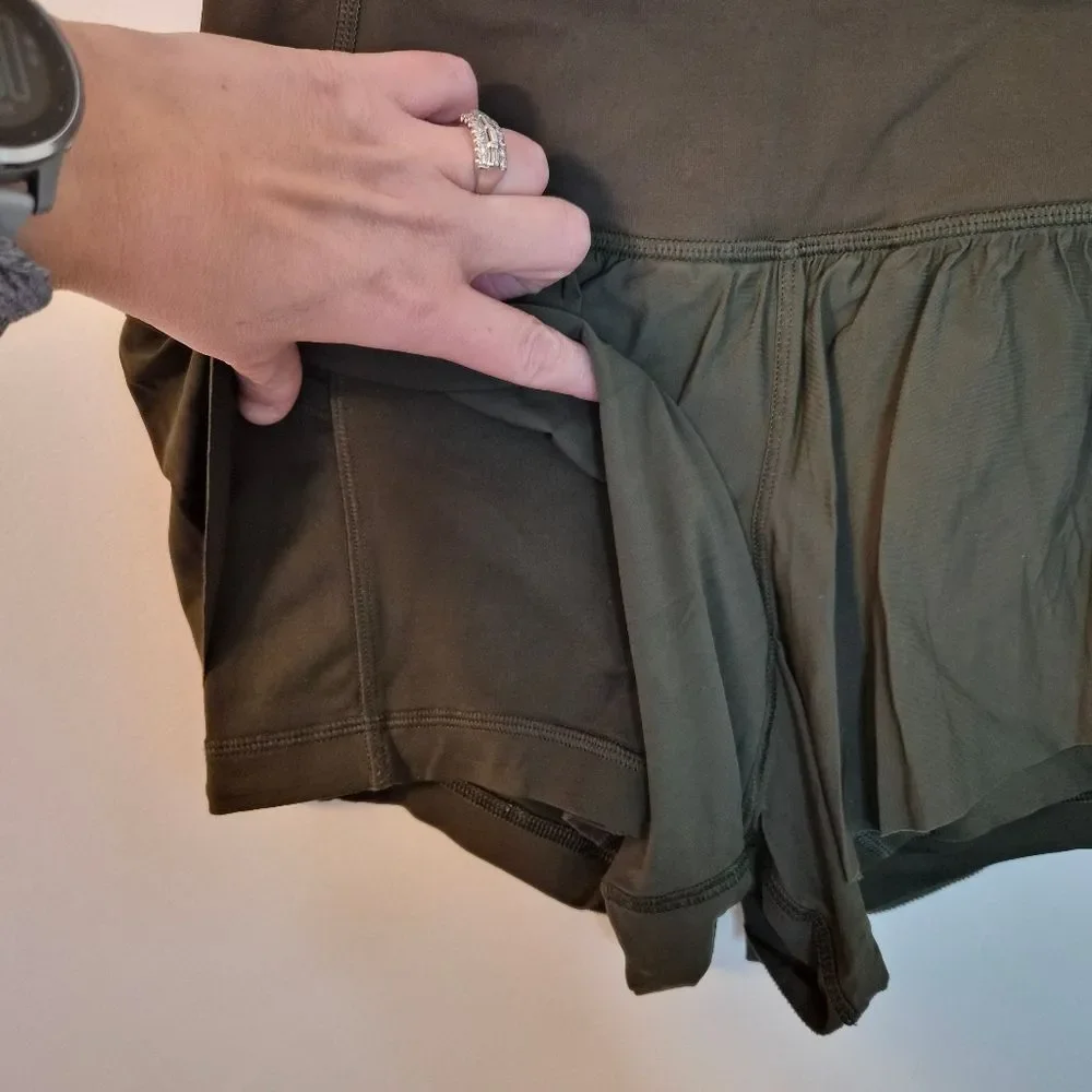 lululemon athletica Olive Green Athletic Shorts